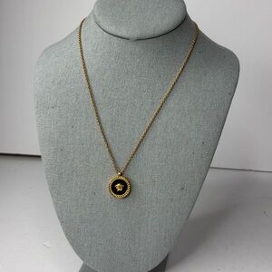 Versace Enamel Medusa Necklace